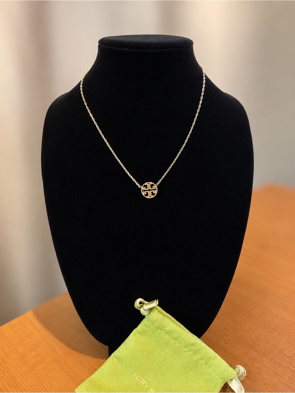 Tory Burch Icon Circle Pendant Necklace